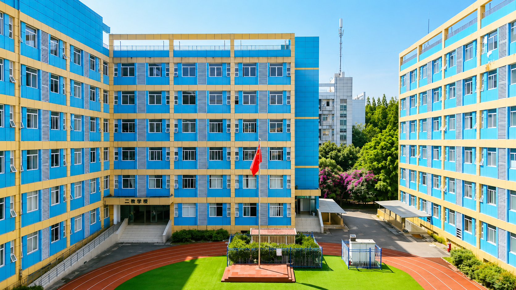 校园建筑与绿化环境